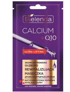 Bielenda Calcium + Q10 Concentrated Deeply Revitalizing Anti-Wrinkle Mask 8g