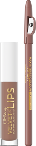 Eveline Oh My Velvet Lips Matt Liquid Lipstick and Lip Liner No. 14 Choco Truffle 4.5ml