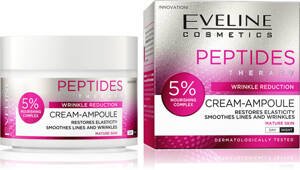 Eveline Peptides Nourishing Cream-Ampoule 5% Nourishing Complex for Mature Skin Day and Night 50ml