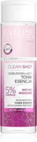Eveline Clean Shot Regenerating Tonic-Essence 5% Complex Copper Peptides for all Skin Types 200ml