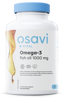 Omega-3 Fish Oil Molecularly Distilled, 1000mg - 120 softgels