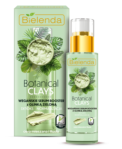 Bielenda Botanical Clays Vegan Day and Night Face Cream with Green Clay for Oily and Skin 50ml Face Cream with Green Cosmetics \ Face Creams \ Oily and acne