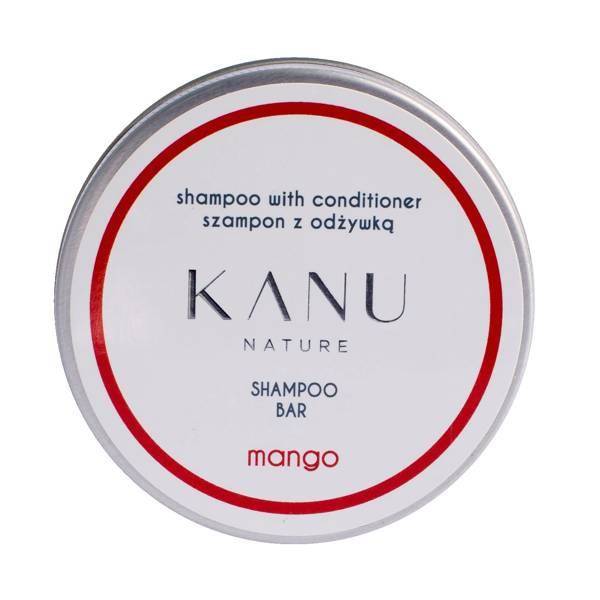 Shampoo Conditioner Bar Mango Metal Box 75g