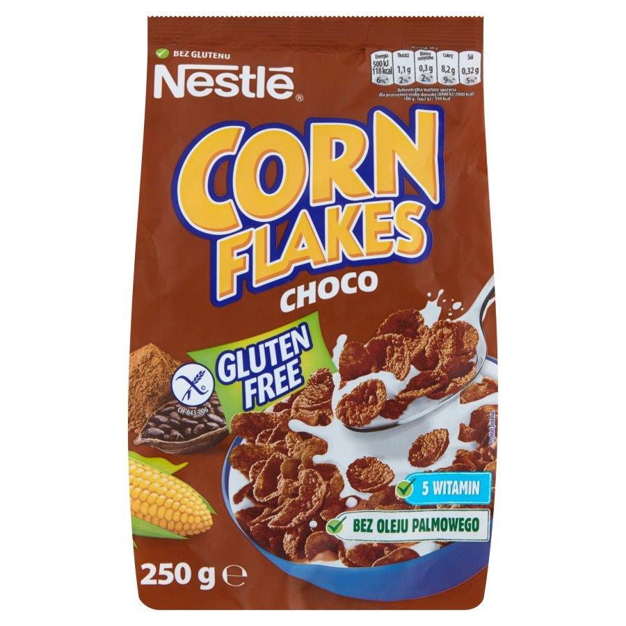 Nestlé Corn Flakes Choco Chocolate Flavored Breakfast Cereals 250g