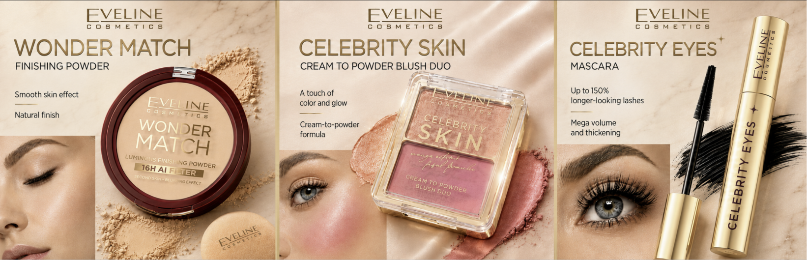 Eveline, makeup, new arrivals
