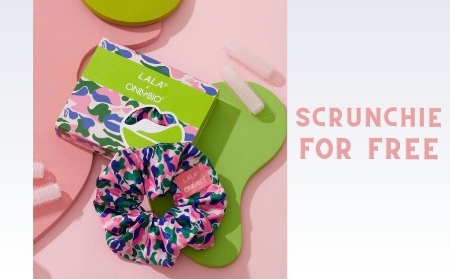 PROMOCJA ONLYBIO CYCLING: Scrunchie XL Gratis!