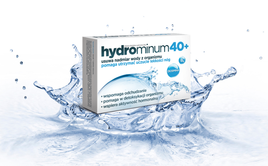 Nowość: Hydrominum 40+ – Skutecznie usuwa nadmiar wody z organizmu!
