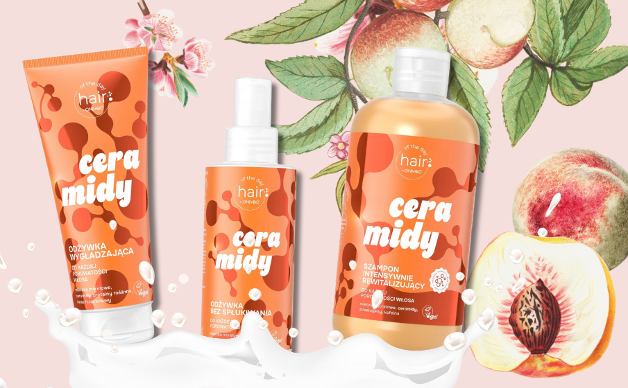 Nowość: Onlybio Ceramidy formuła milk shake. Produkty wzbogacone o mleczka roślinne dla maksymalnej przyjemności z pielęgnacji!