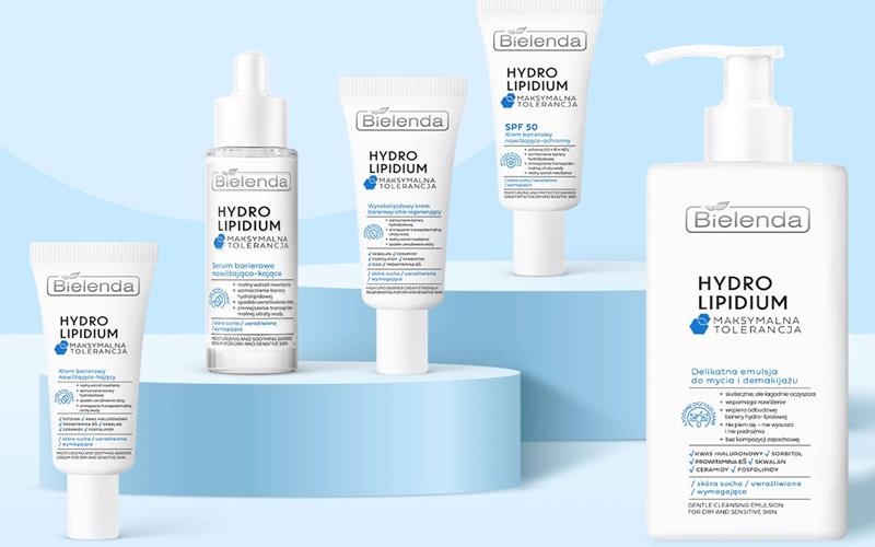 Bielenda Hydro Lipidium – ratunek dla skóry wrażliwej i suchej. Bestseller w pielęgnacji skóry wrażliwej w SuperbHB.co.uk!