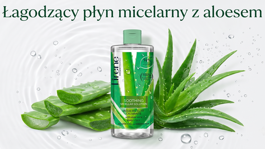Dlaczego płyn micelarny to podstawa pielęgnacji? Poznaj moc aloesowego płynu micelarnego Lirene!
