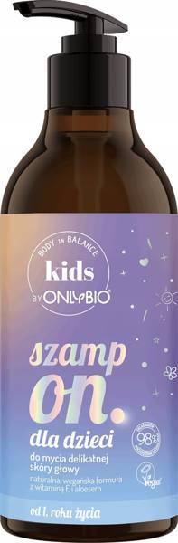 OnlyBio Kids Washing Shampoo for Delicate Babies Scalp One Year Old 400ml