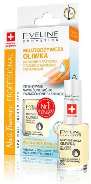 Eveline Nail Therapy Multinourishing Strengthening Nail Cuticle Olive 12ml