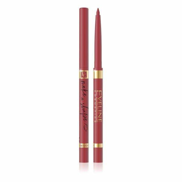 Eveline Automatic Lip Liner Make a Shape Long Lasting Formula 03 Rosewood 1 Piece