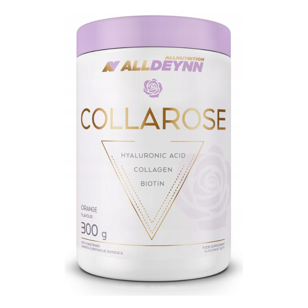AllDeynn Collarose Collagen Hyaluronic Acid and Biotin for Healthy Skin with Orange Flavor 300g