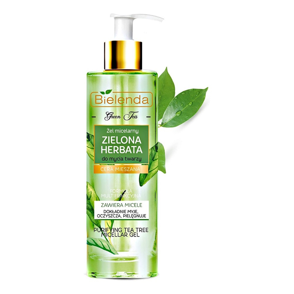 Bielenda Green Tea Micellar Cleansing Face Gel for Combination Skin 200ml