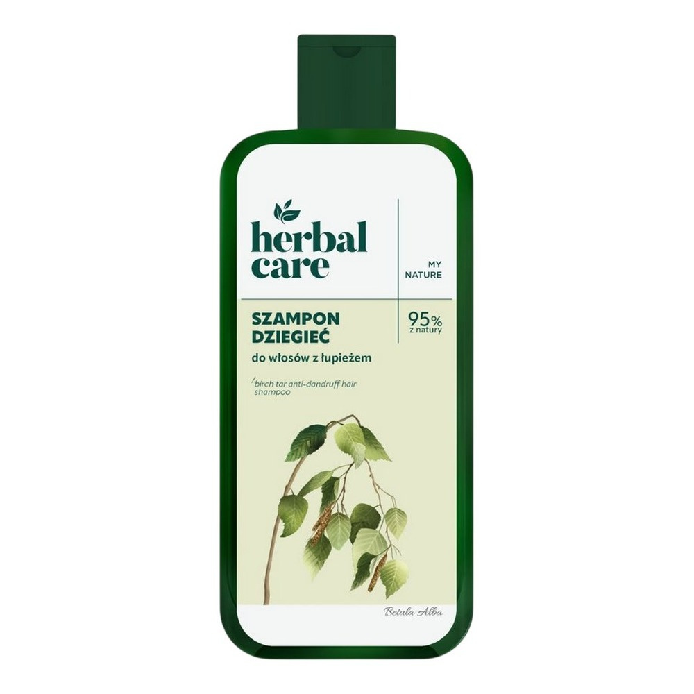 Herbal Care Birch Tar Cleansing Minimizing Oiliness Shampoo Hair with Dandruff 330ml