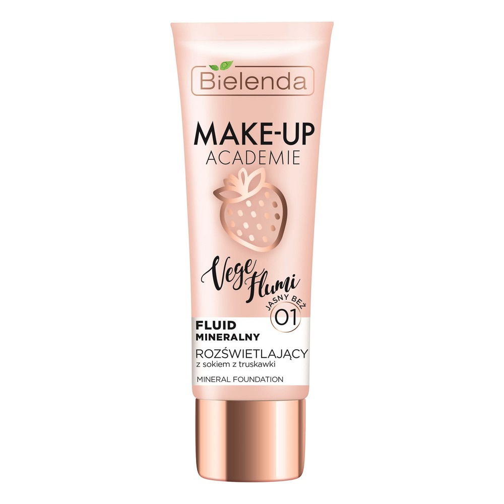 Bielenda Make Up Academie Vege Flumi Mineral Fluid Brightening 01 Light Beige 30g
