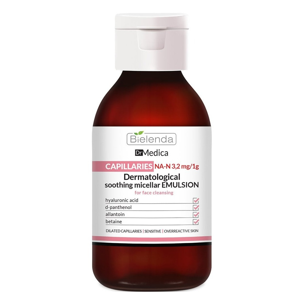 Bielenda Capillaries Dermatological Anti Redness Cleansing Micellar Liquid 250ml
