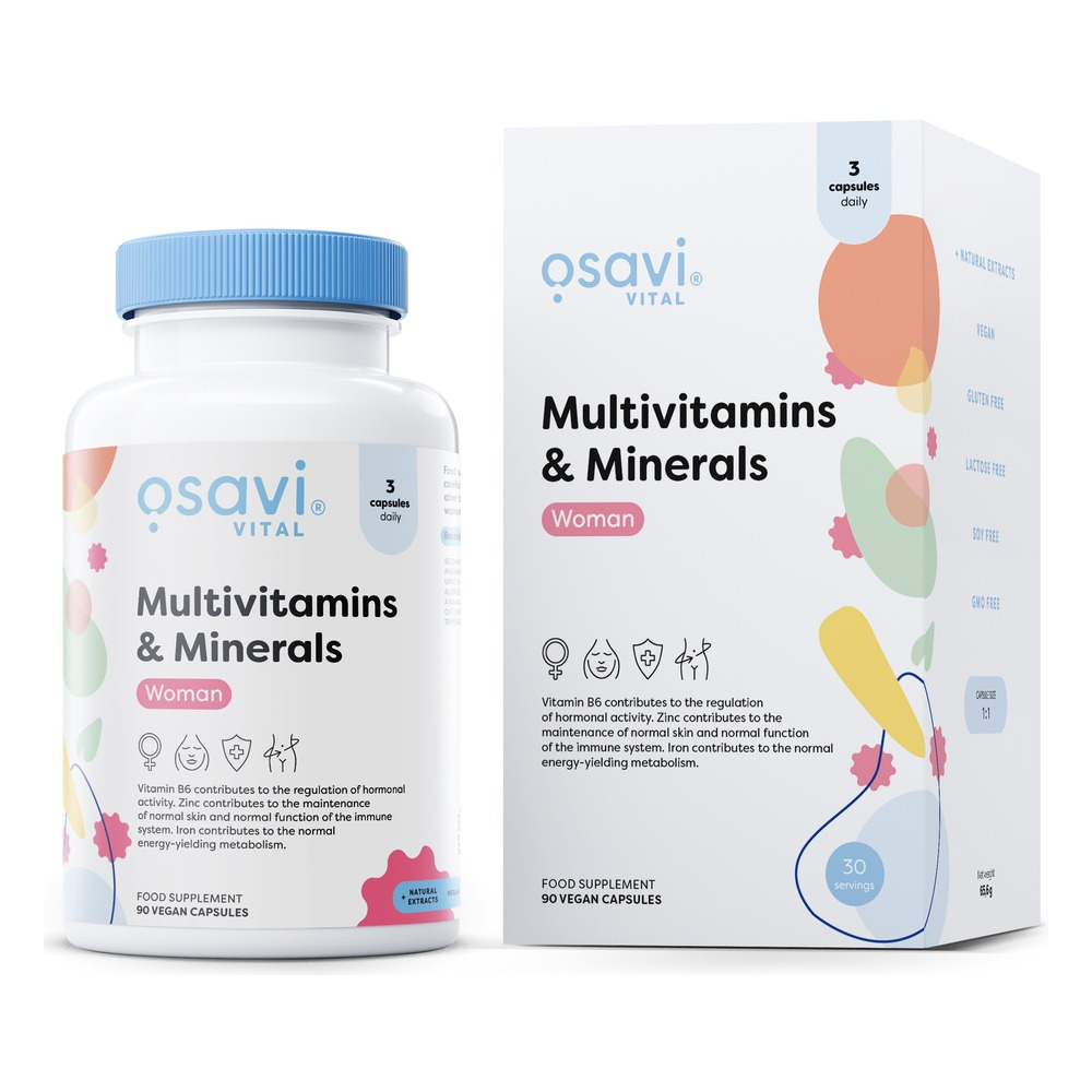 Osavi Multivitamins and Minerals Woman 90 vegan caps