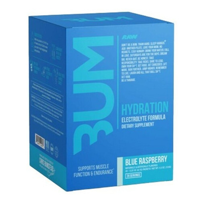 Raw Nutrition Bum Hydration, Blue Raspberry - 20 x 6.1g
