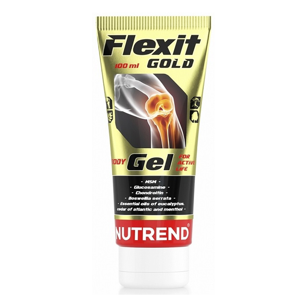 Nutrend Flexit Gold Gel a Warming Rub for Sore Joints and Muscles 100ml