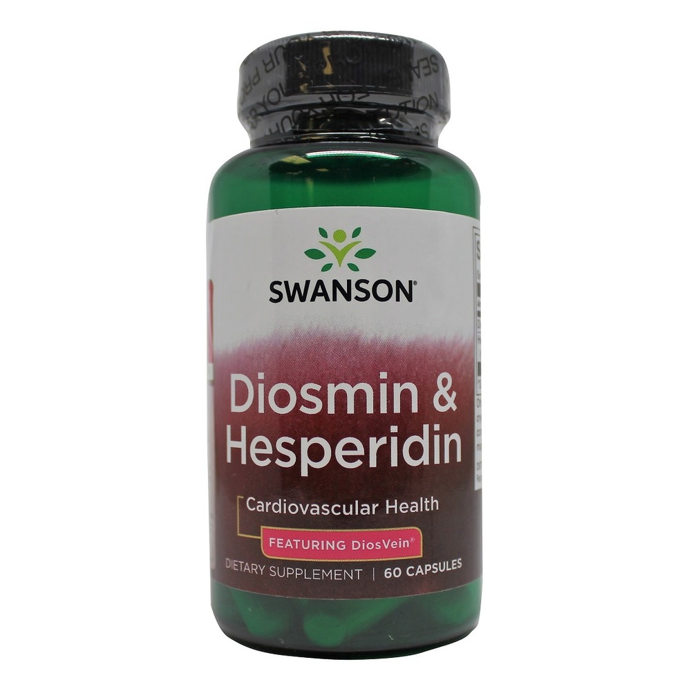 Swanson Diosmin & Hesperidin for Circulation Support 60 Capsules