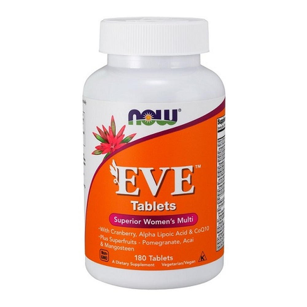 NOW Foods Eve Superior Women's Multi A Vitamin Complex for Women 180 Tablets