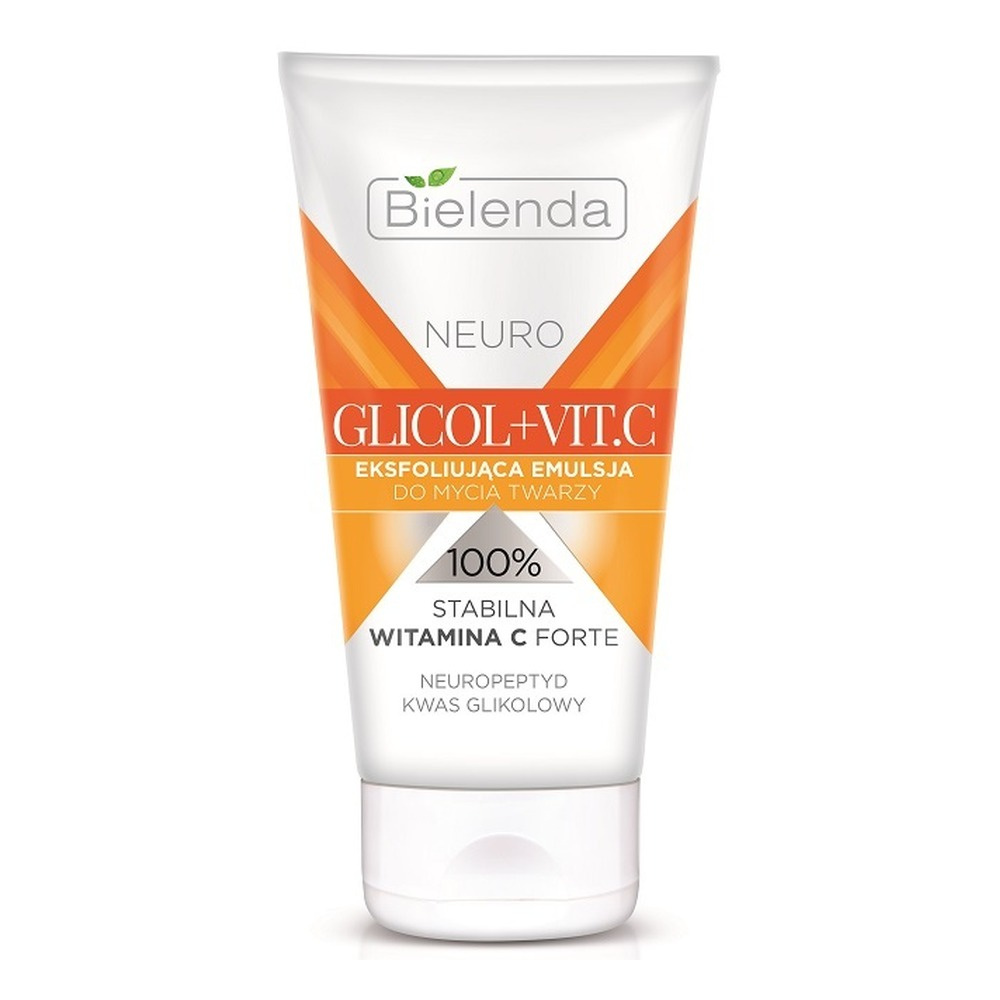 Bielenda Neuro Glycol + Vit. C Exfoliating Face Cleanser Emulsion with Vitamin C 150ml