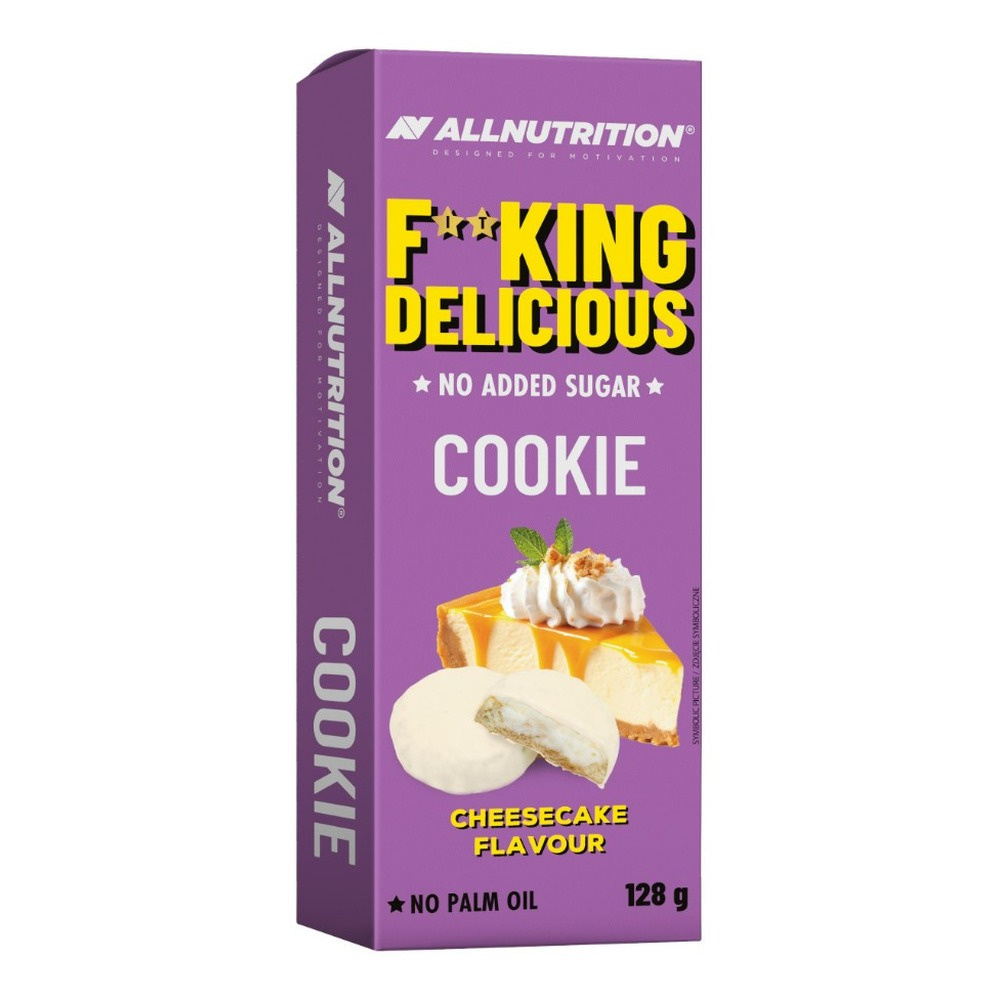 Allnutrition Fitking Delicious Cookie Cheesecake Cookies without Added Sugar or Palm Oil 128g
