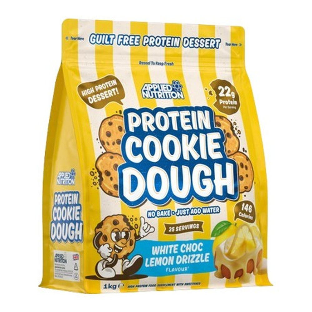 Applied Nutrition Protein Cookie Dough Dessert White Choc Lemon Drizzle for Muscle Support 1000g