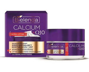 Bielenda Calcium + Q10 Anti-Wrinkle Tightening Eye and Lip Contour Cream 15ml