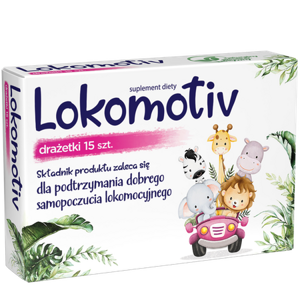 Lokomotiv for Motion Sickness Support 15 Tablets