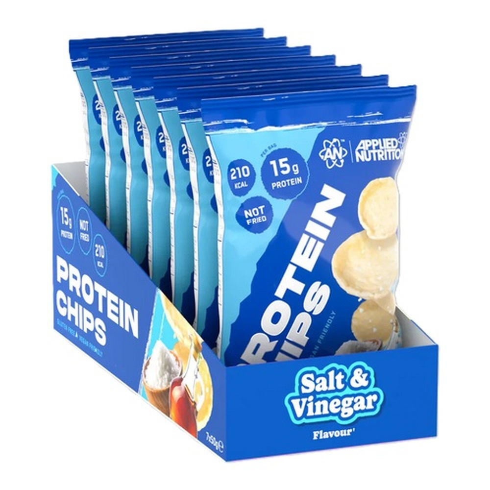 Protein Chips, Salt & Vinegar - 7 x 50g