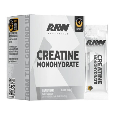 Creatine Monohydrate Stick Packs, Unflavoured - 30 x 5g