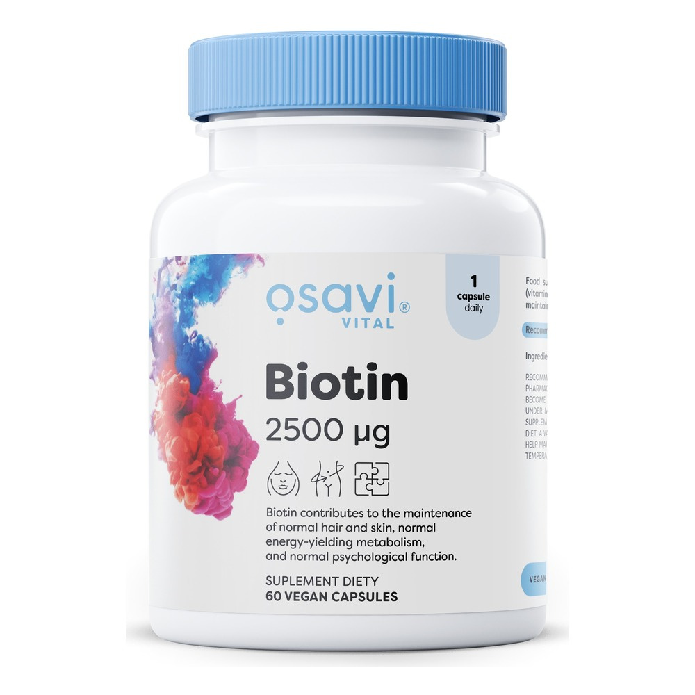 Osavi Biotin 2500mcg 60 vegan caps