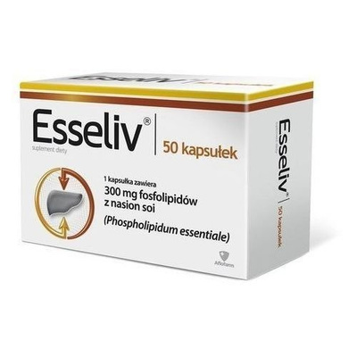 Esseliv Dietary Supplement for Healthy Liver Support 50 Capsules