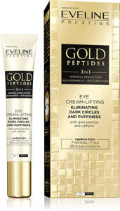 Eveline Gold Peptides 3in1 Eye Lifting Cream with Golden Peptide and Caffeine 20ml 