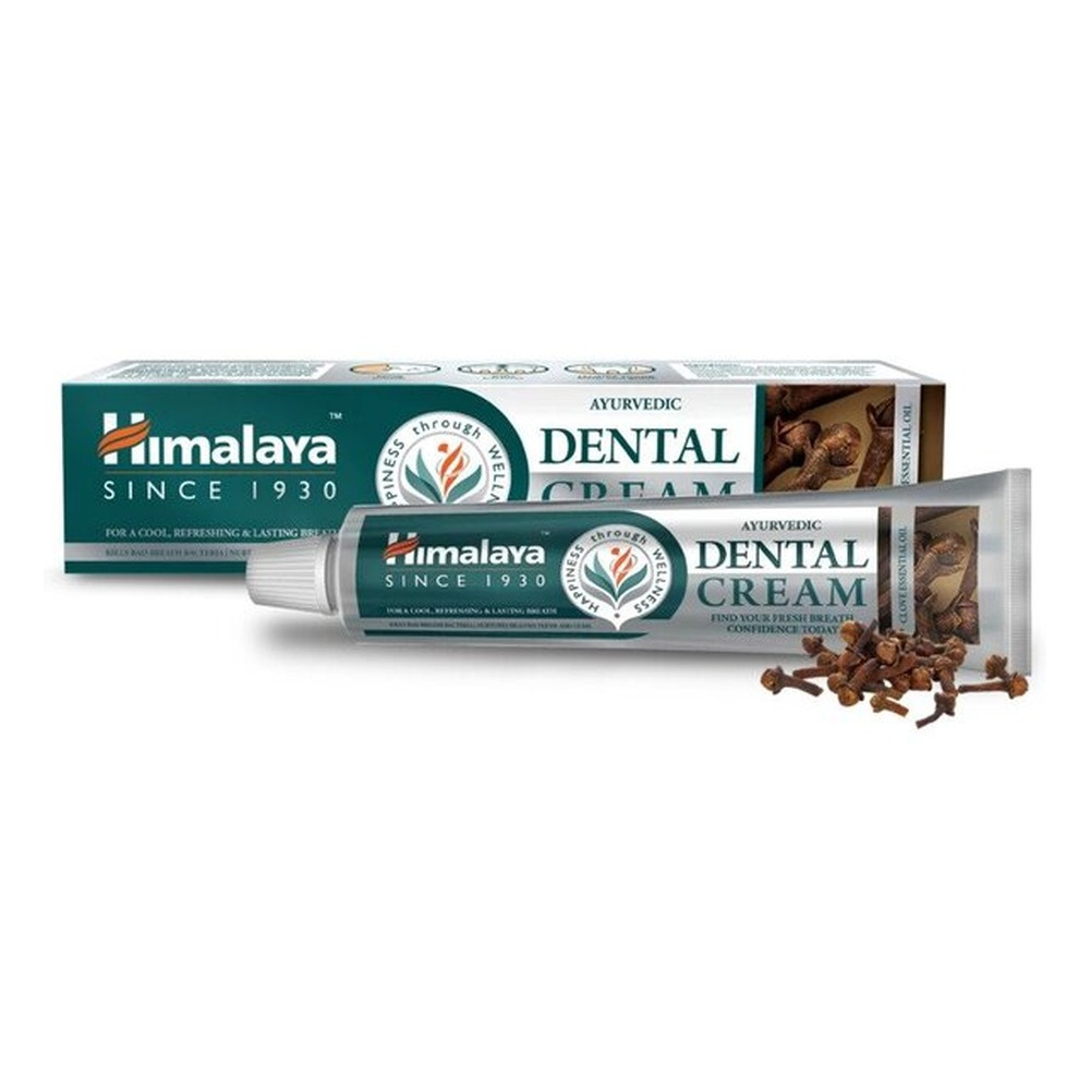 Himalaya Ayurvedic Dental Cream Toothpaste with Clove for Long-Lasting Fresh Breath 100g