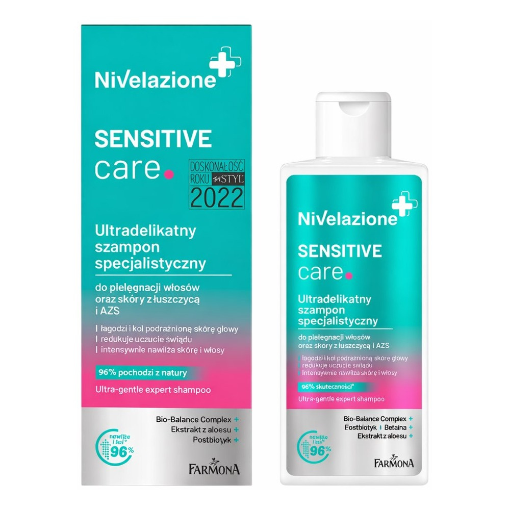 Nivelazione Sensitive Care Ultra-Delicate Specialist Shampoo for Hair and Skin with Psoriasis and Atopic Dermatitis 100ml