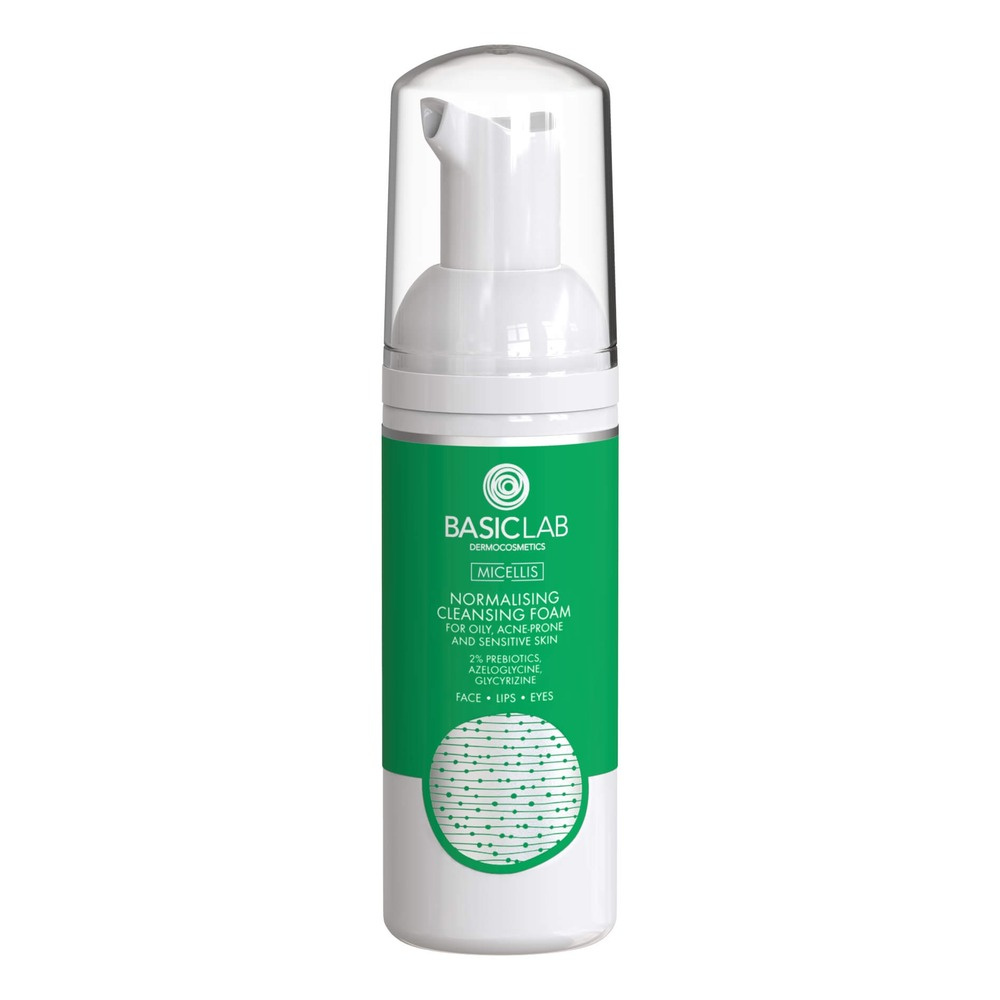 BasicLab Micellis Normalizing Cleansing Foam for Oily and Acne-Prone Skin 50ml