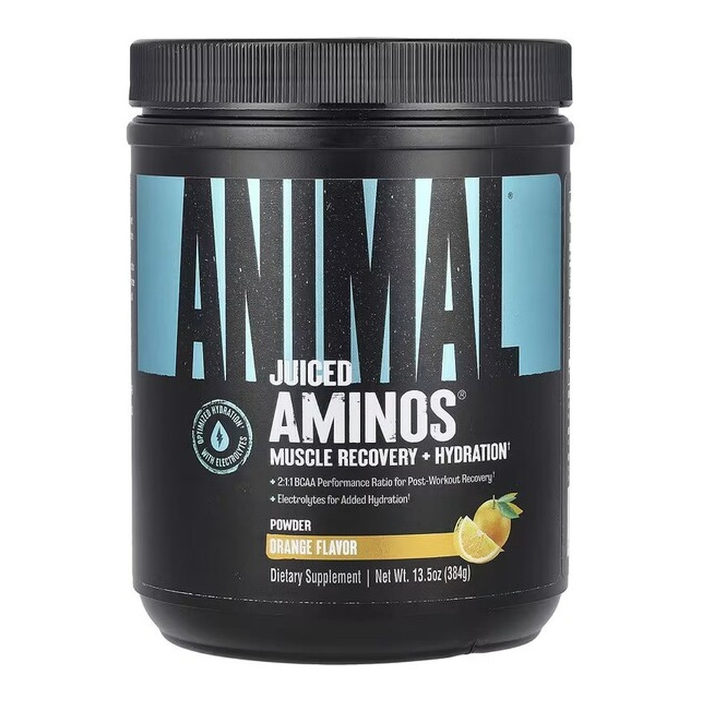 Animal Juiced Aminos BCAA and EAA Amino Acid Complex Powder for Recovery and Endurance 377g
