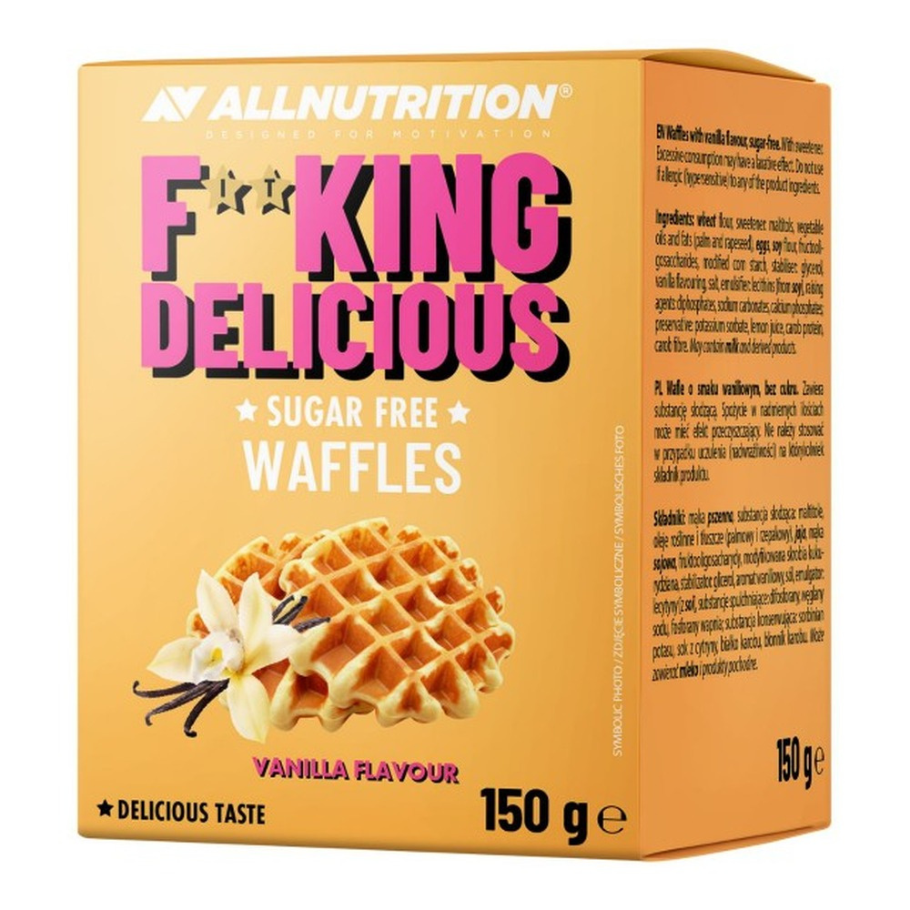 AllNutrition Fitking Delicious Waffles Vanilla 150g