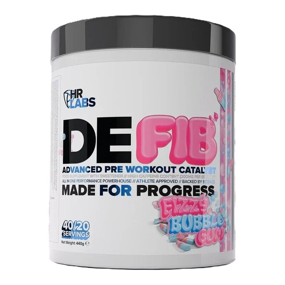Defib Advanced Pre Workout Catalyst, Fizzy Bubble Gum - 440g