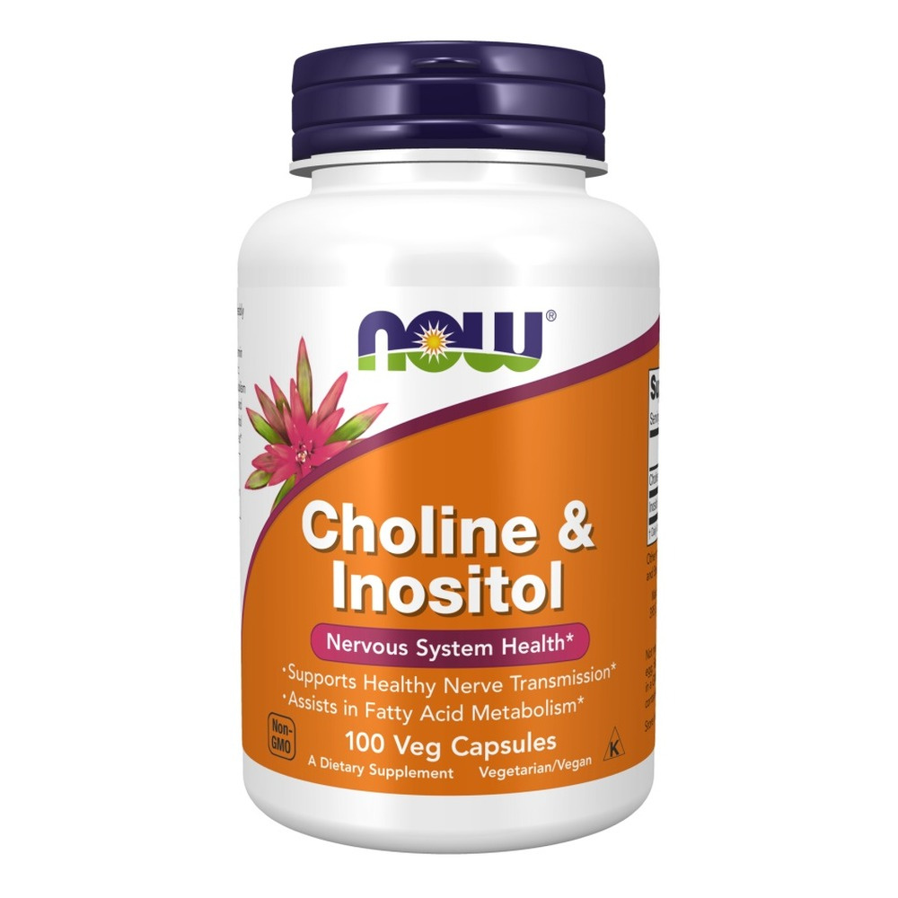 Now Foods Choline and Inositol 100 Vcapsules
