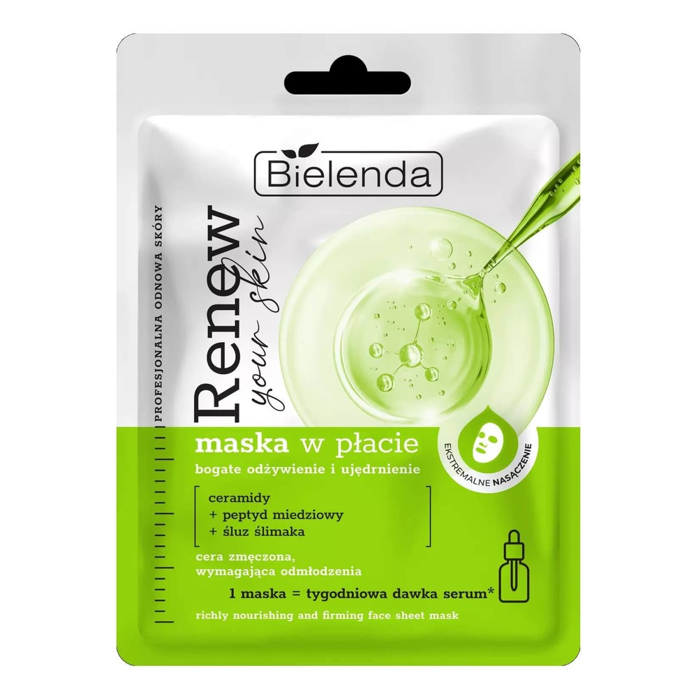 Bielenda Renew Your Skin Nourishing Sheet Mask with Ceramides 1pc