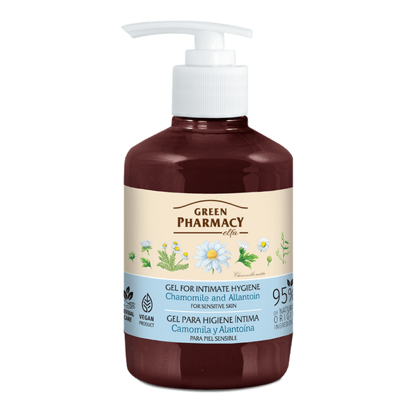 Green Pharmacy Intimate Hygiene Gel for Sensitive Skin with Chamomile and Allantoin 370ml