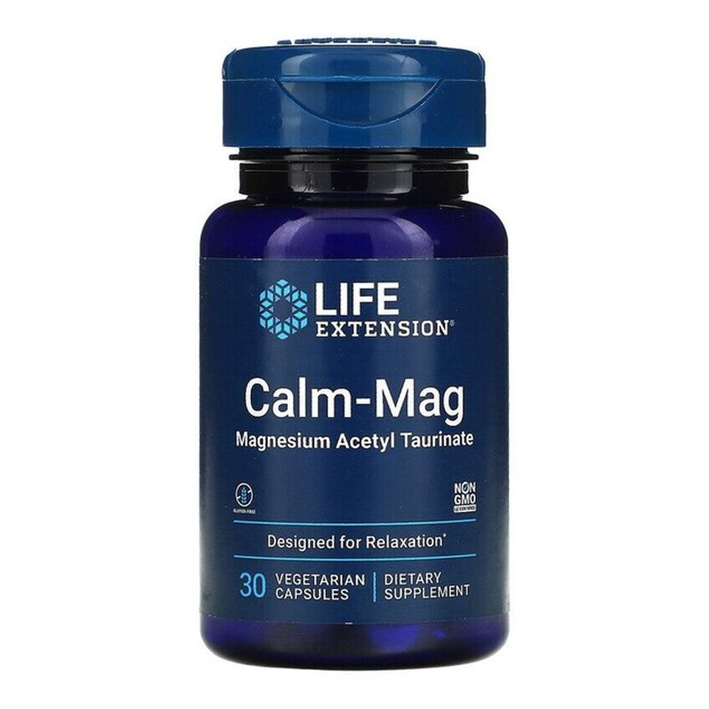 Life Extension Calm-Mag Magnesium for Stress and Relaxation 30 Vcaps