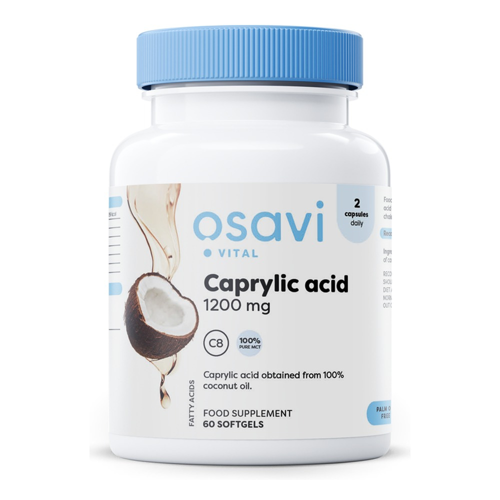 Osavi Caprylic Acid 1200mg 60 softgels