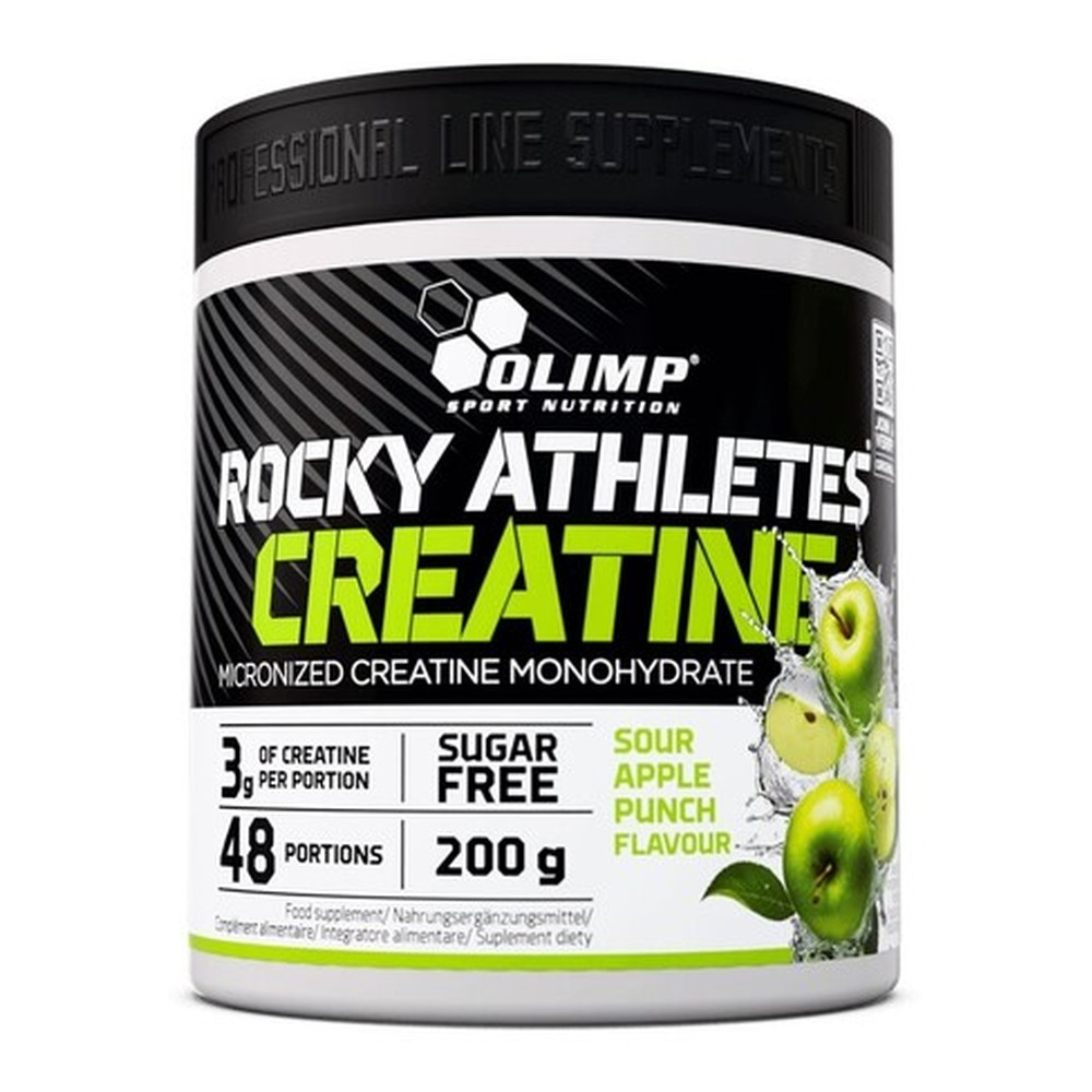 Olimp Rocky Athletes Creatine for Physical Performance Apple 200g
