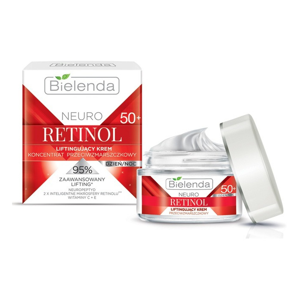 Bielenda Neuro Retinol Lifting Anti Wrinkle Face Cream Concentrate 50+ for Day and Night 50ml